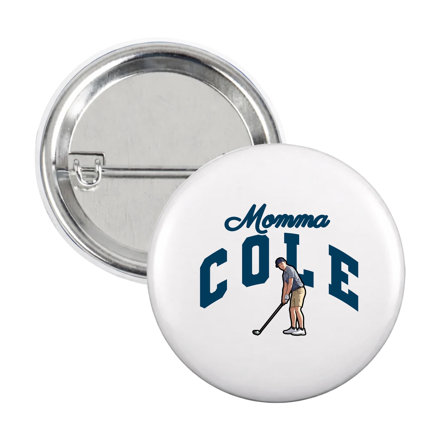 Game Day Button — Mothers Day Arch in White