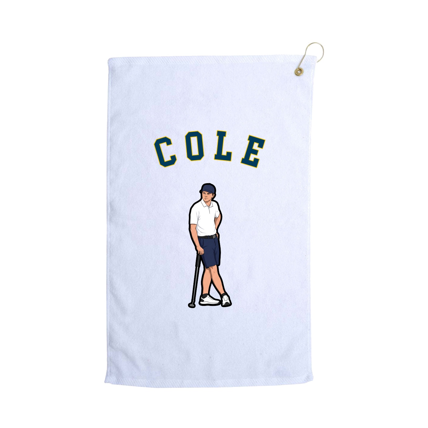 Golf Towel — Shirsey Arch in White
