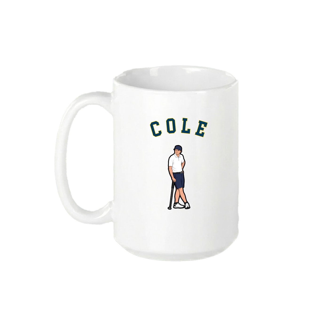 15oz Coffee Mug — Shirsey Arch in White