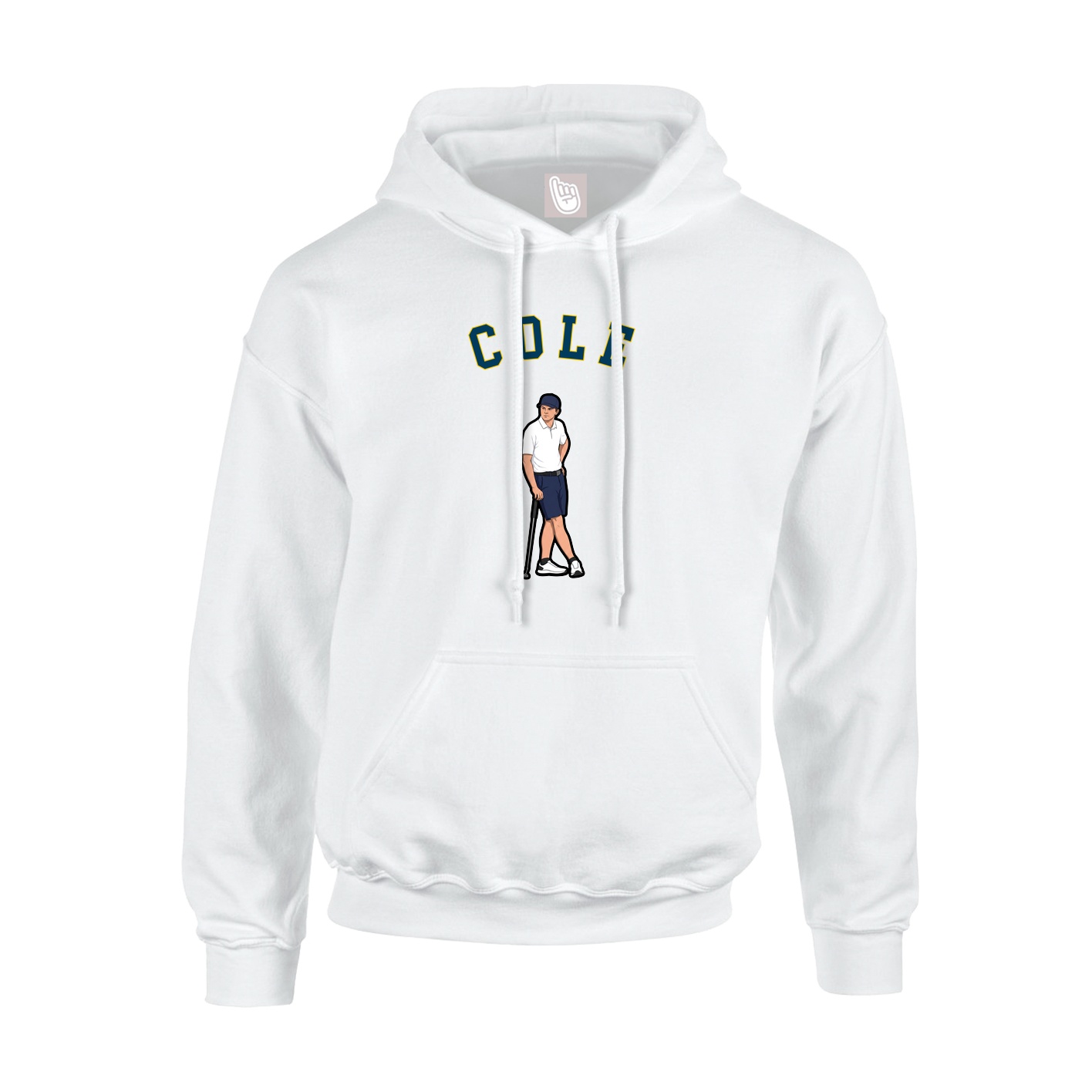 Hoodie — Shirsey Arch in White