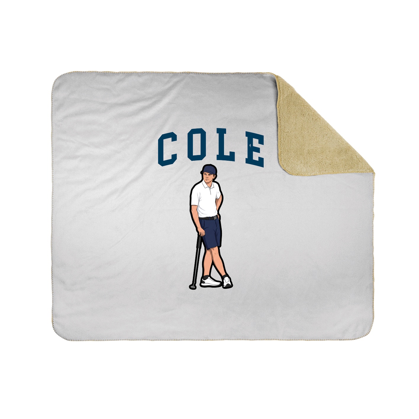 Throw Blanket — Shirsey in White
