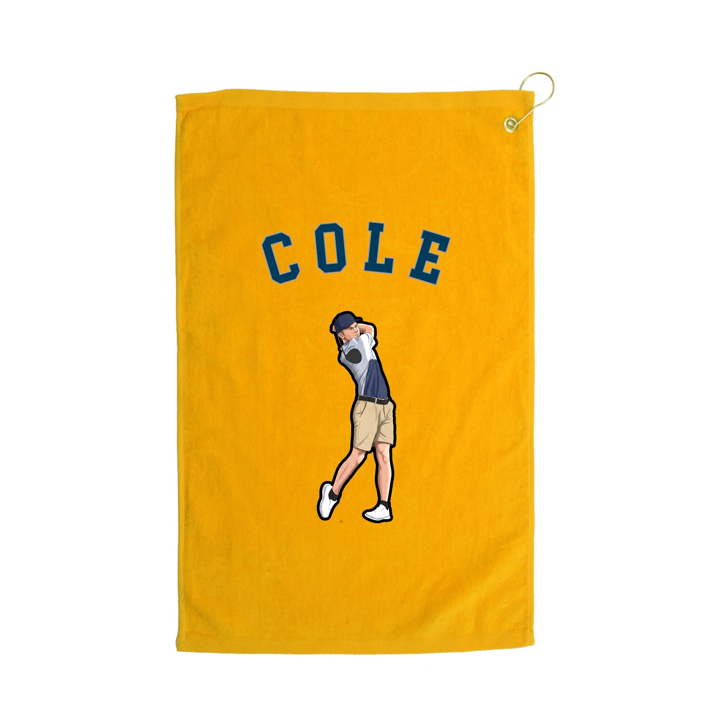 Golf Towel — Shirsey Arch in Gold