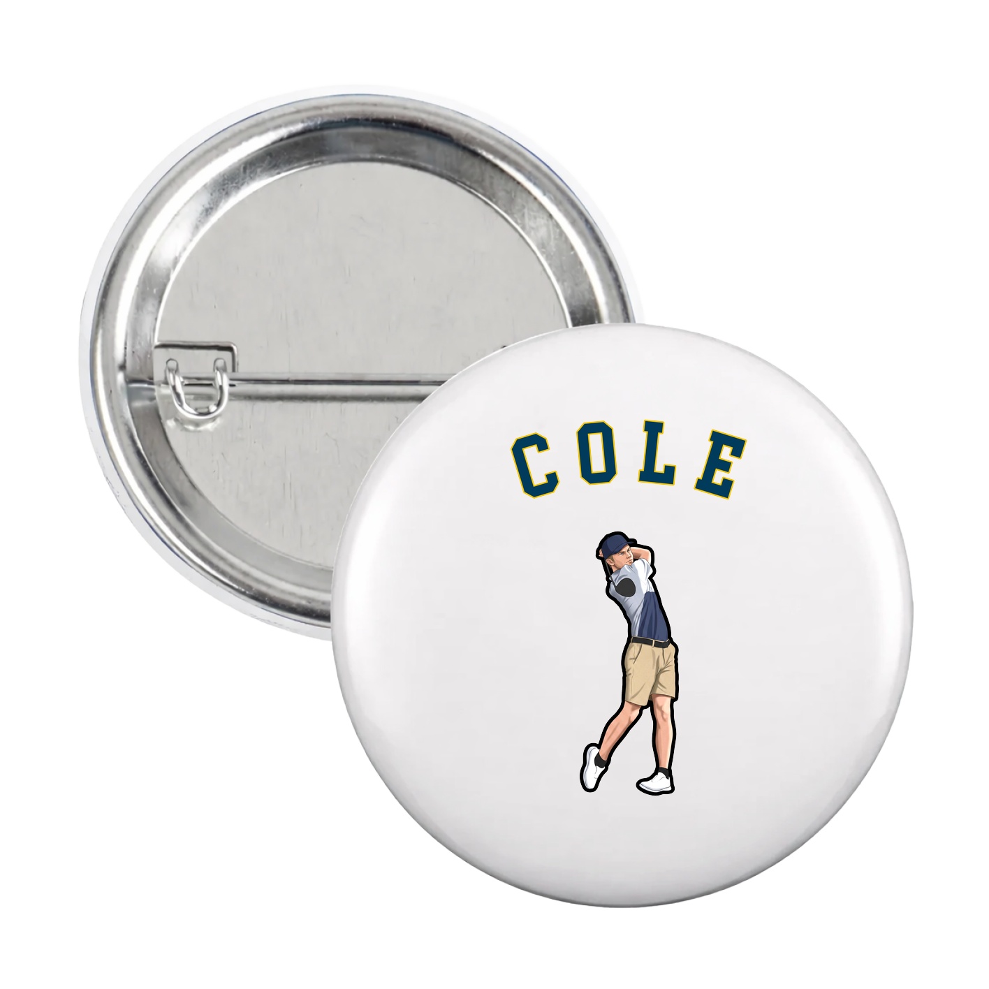 Game Day Button — Shirsey Arch in White