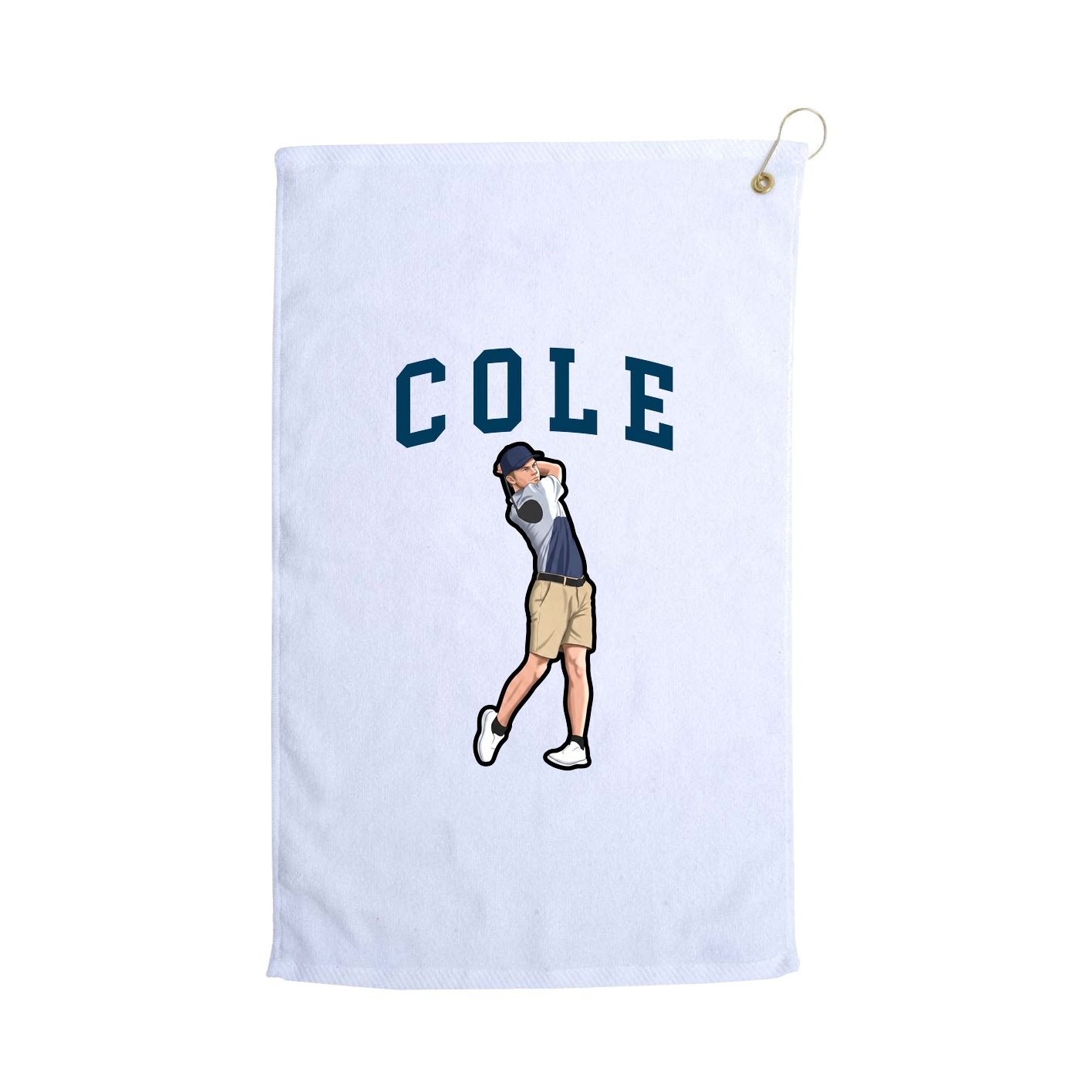 Golf Towel — Shirsey in White