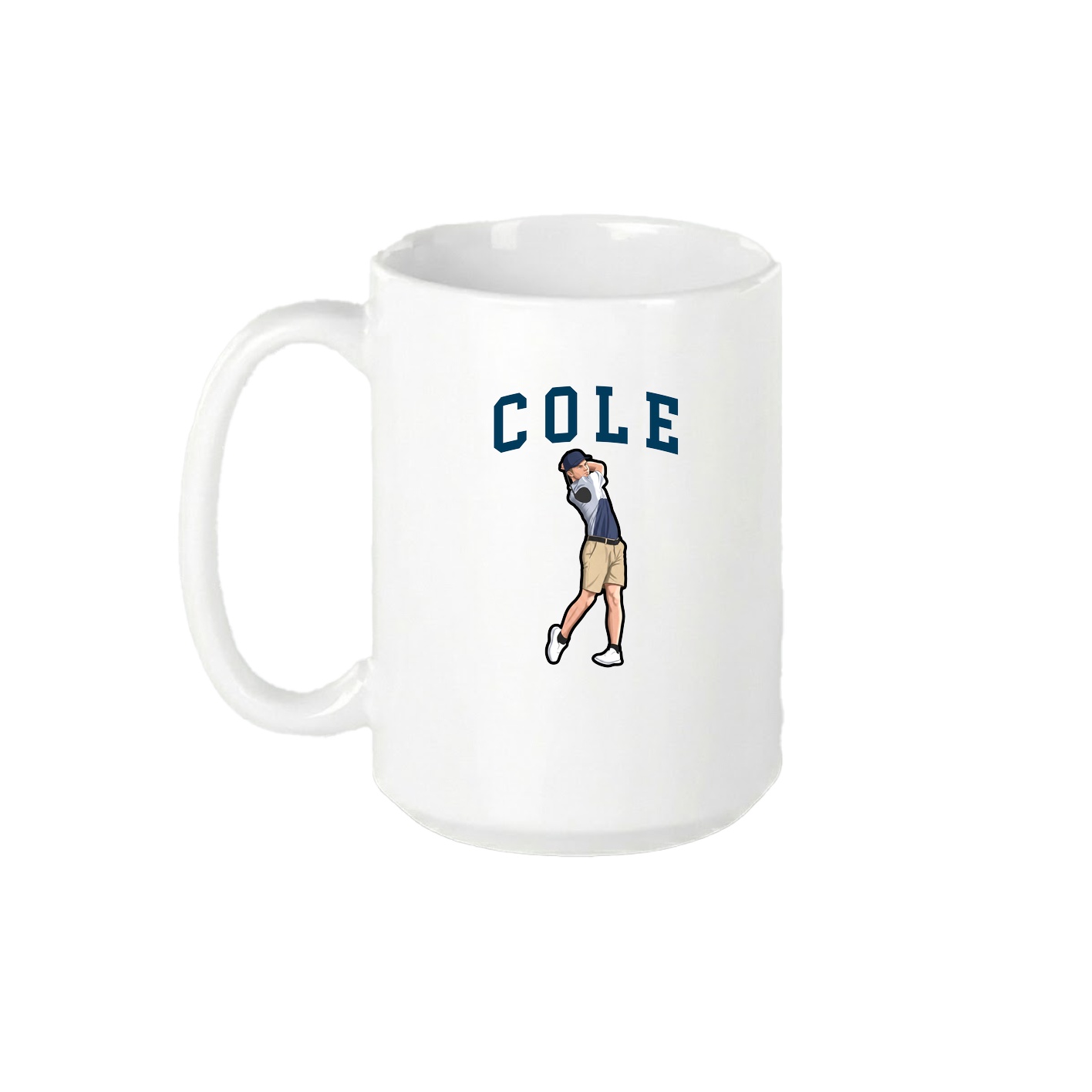 15oz Coffee Mug — Shirsey in White