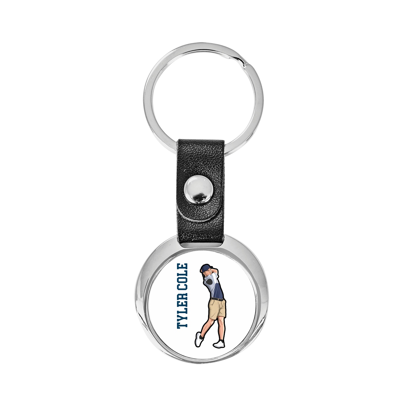 Key Chain — Name Vertical in Classic