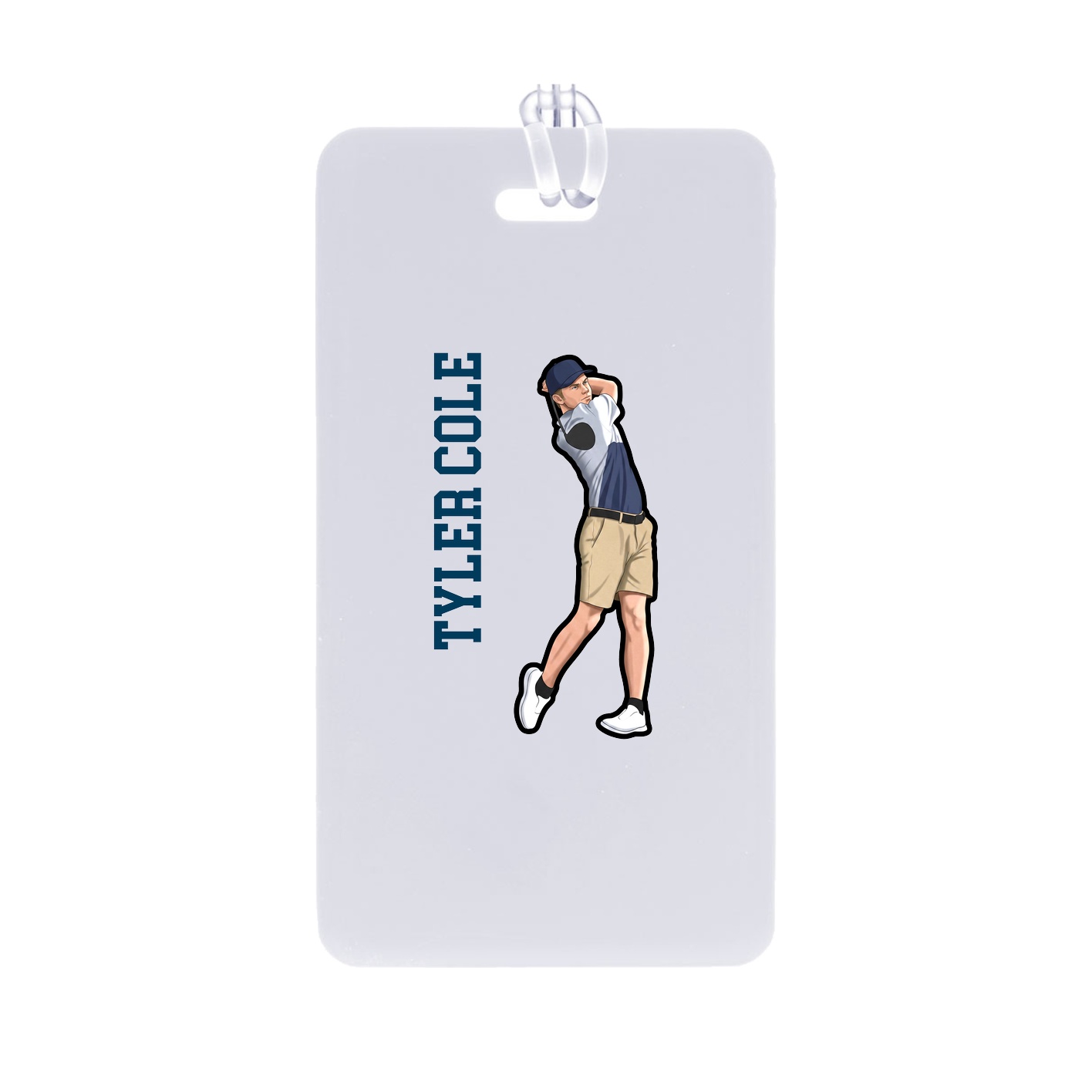 Bag Tag — Name Vertical in Classic