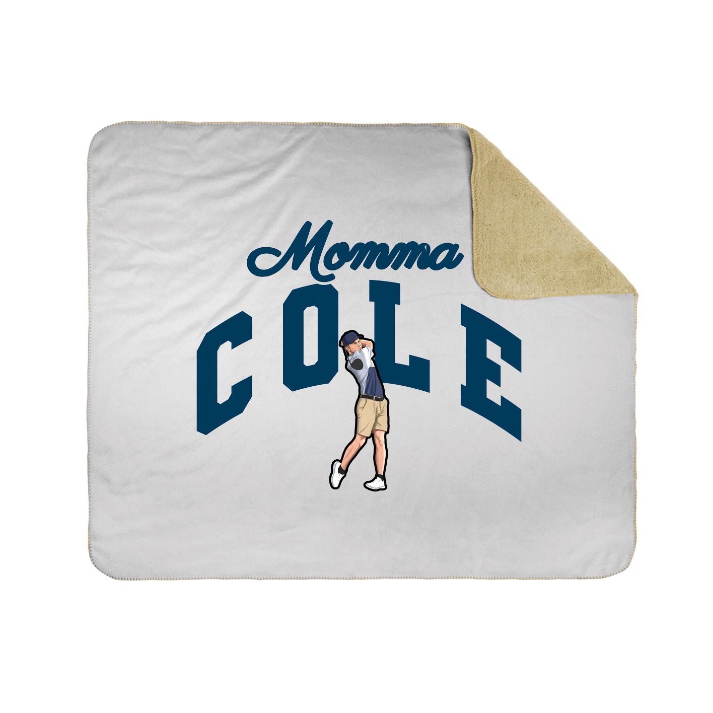 Throw Blanket — Mothers Day Arch in White