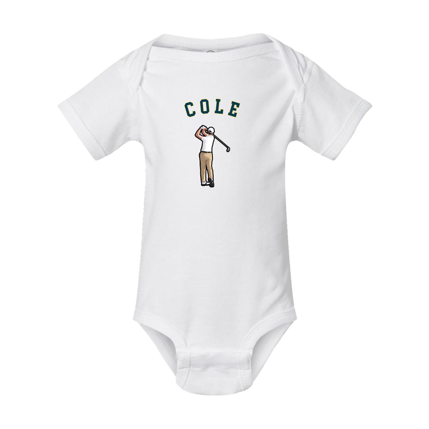 Baby Onesie — Shirsey Arch in White