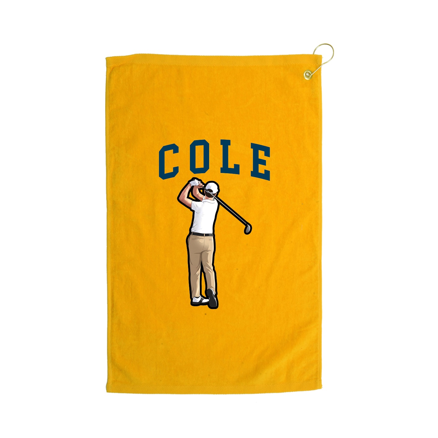 Golf Towel — Shirsey in Gold