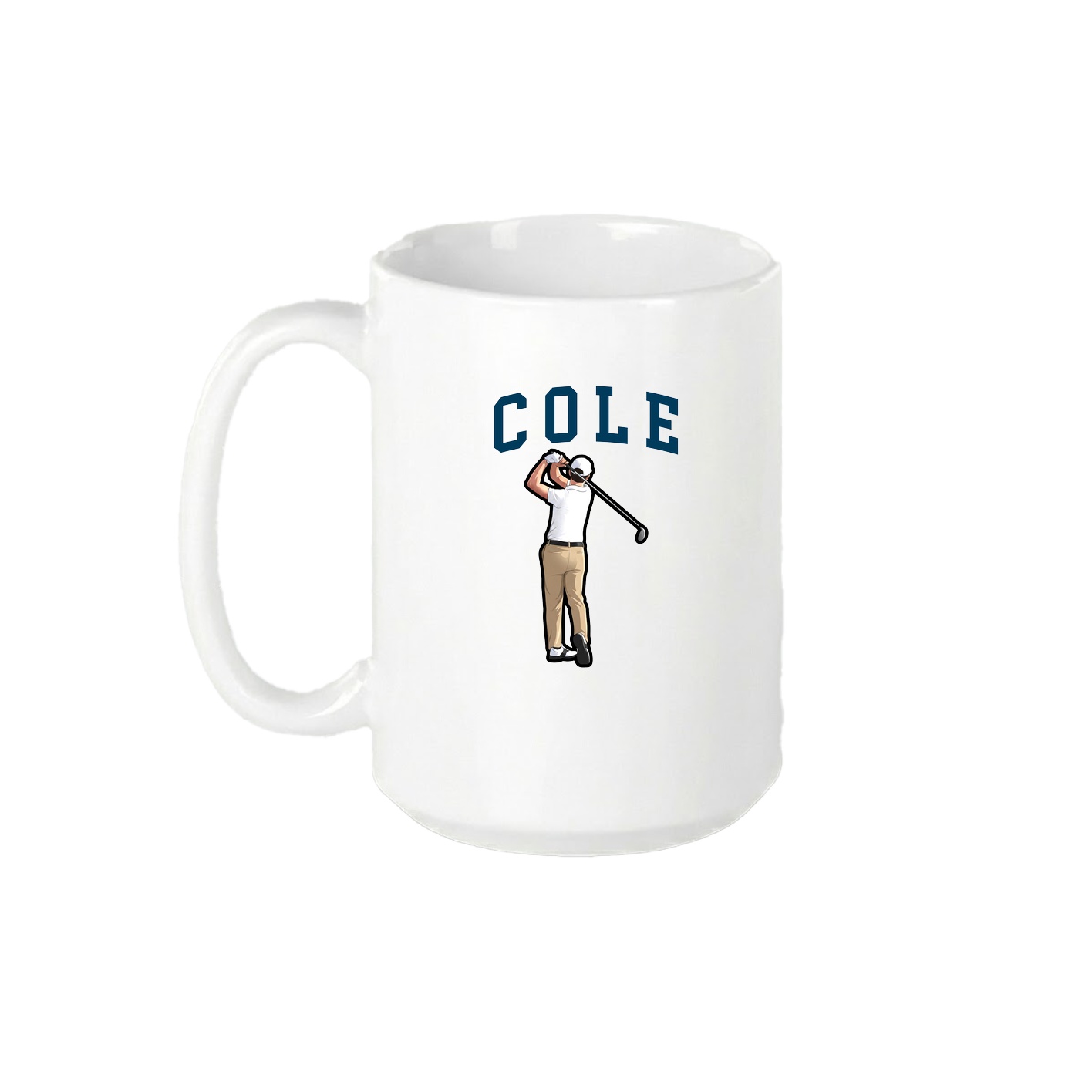 15oz Coffee Mug — Shirsey in White