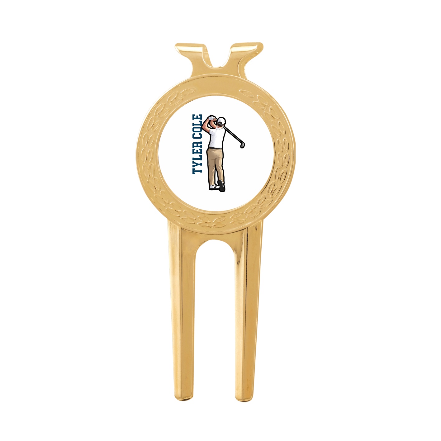 Divot Tool with Ball Marker — Name Vertical in Classic