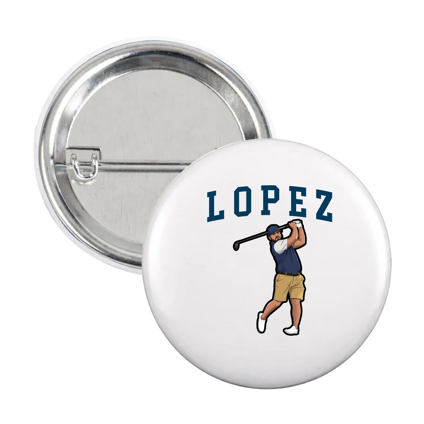 Game Day Button — Shirsey in White