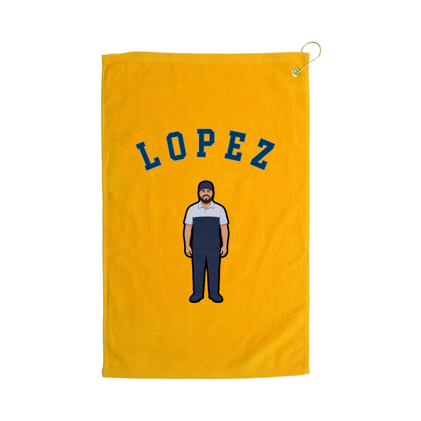 Golf Towel — Shirsey Arch in Gold