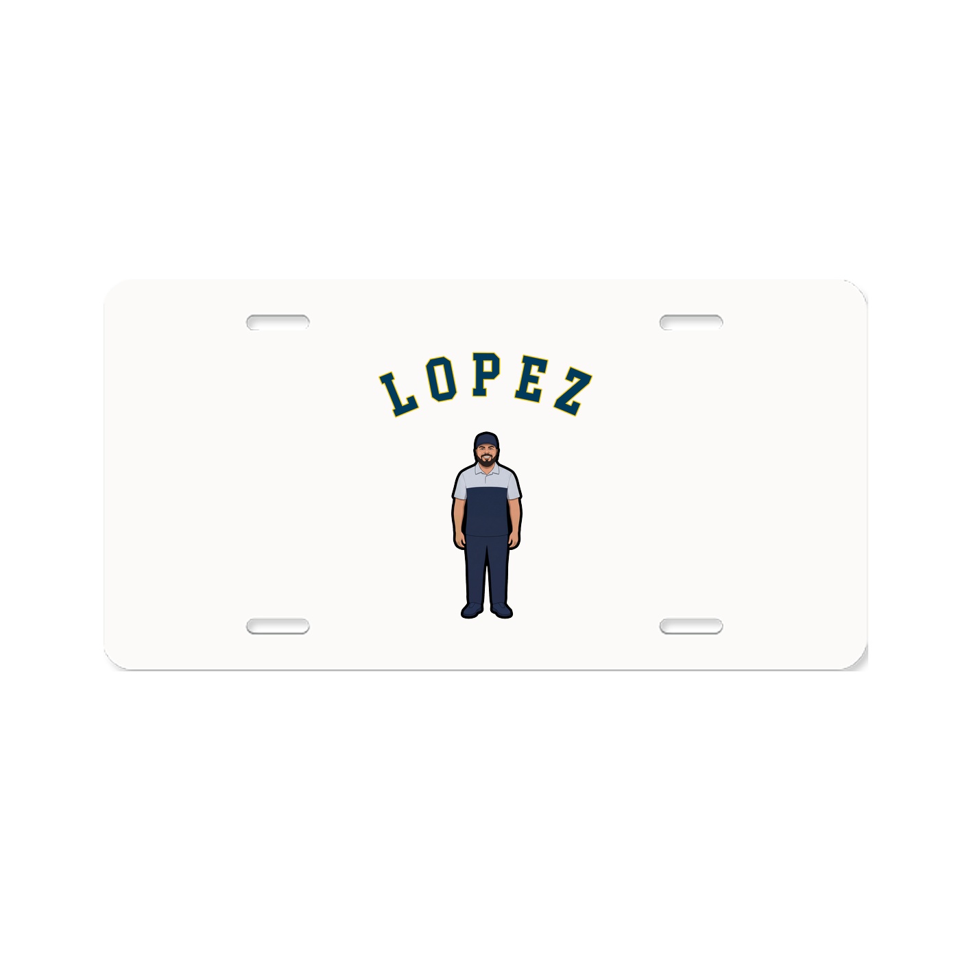 License Plate — Shirsey Arch in Classic