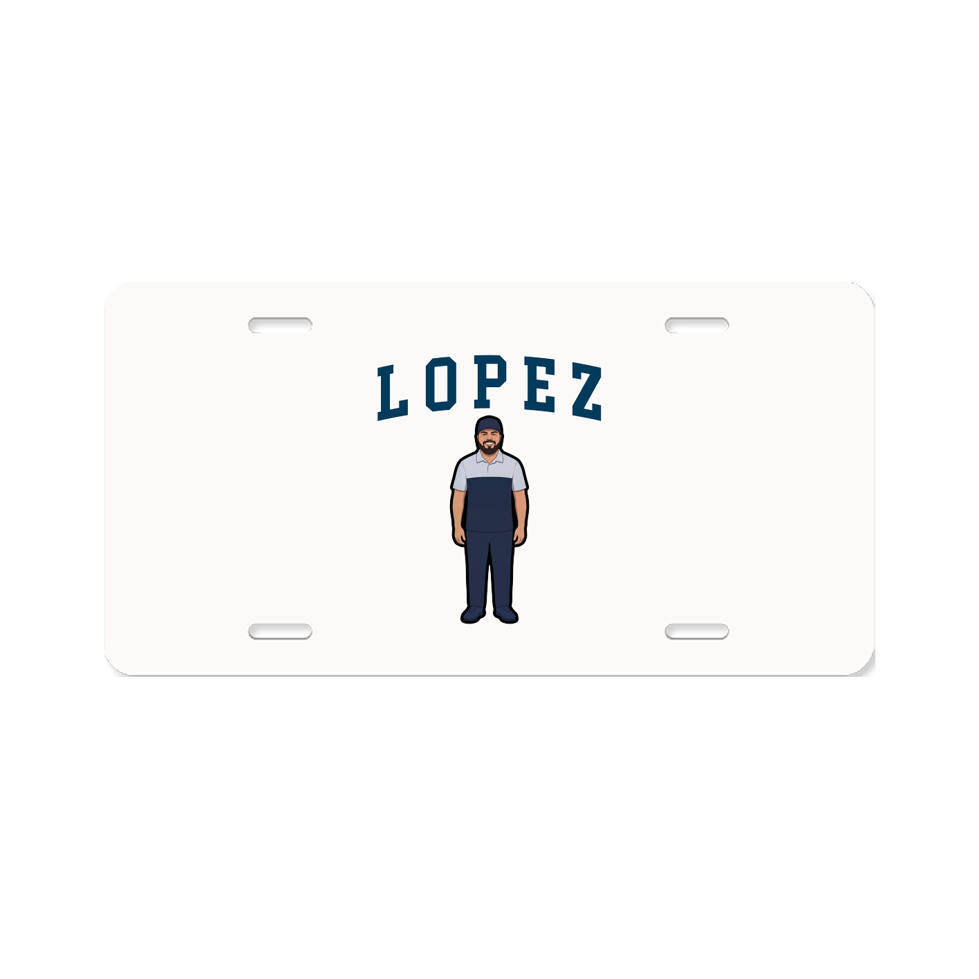 License Plate — Shirsey in Classic