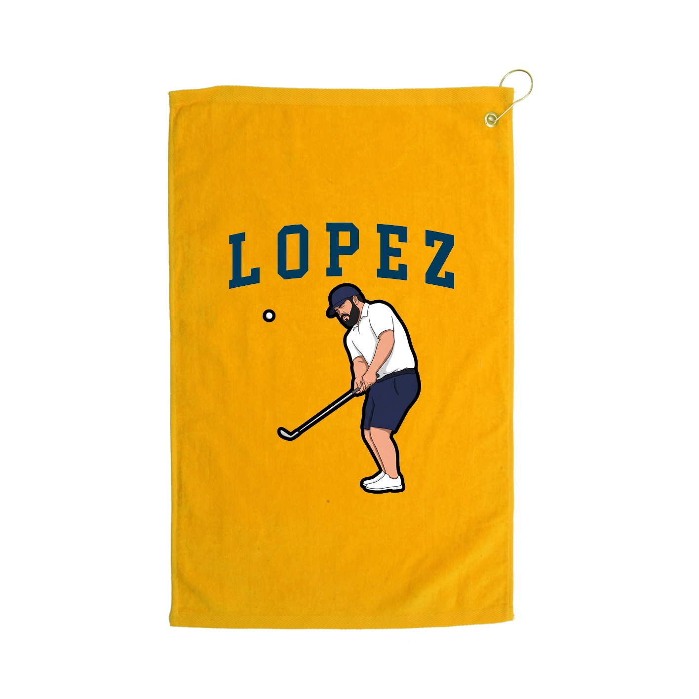 Golf Towel — Shirsey in Gold