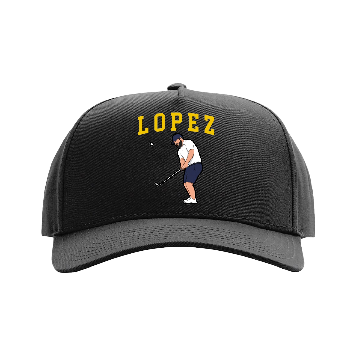 Full Fabric Five-Panel Champ Cap