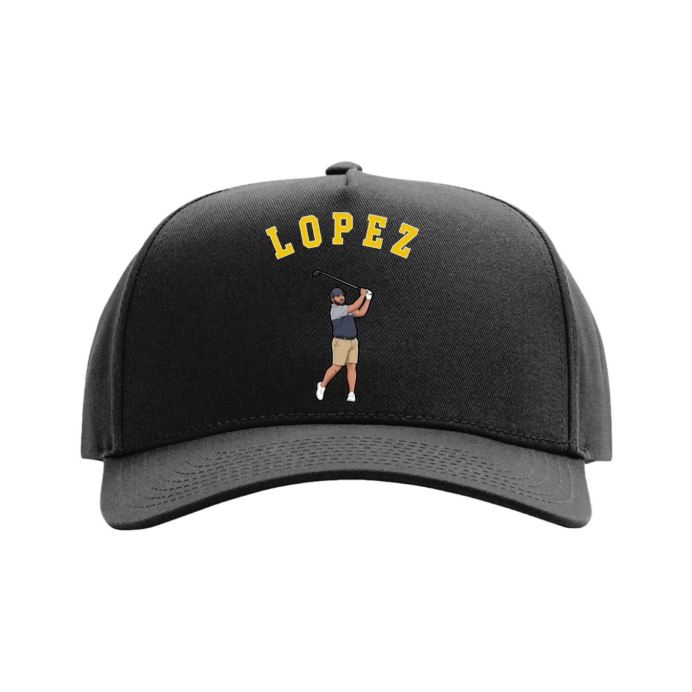 Full Fabric Five-Panel Champ Cap