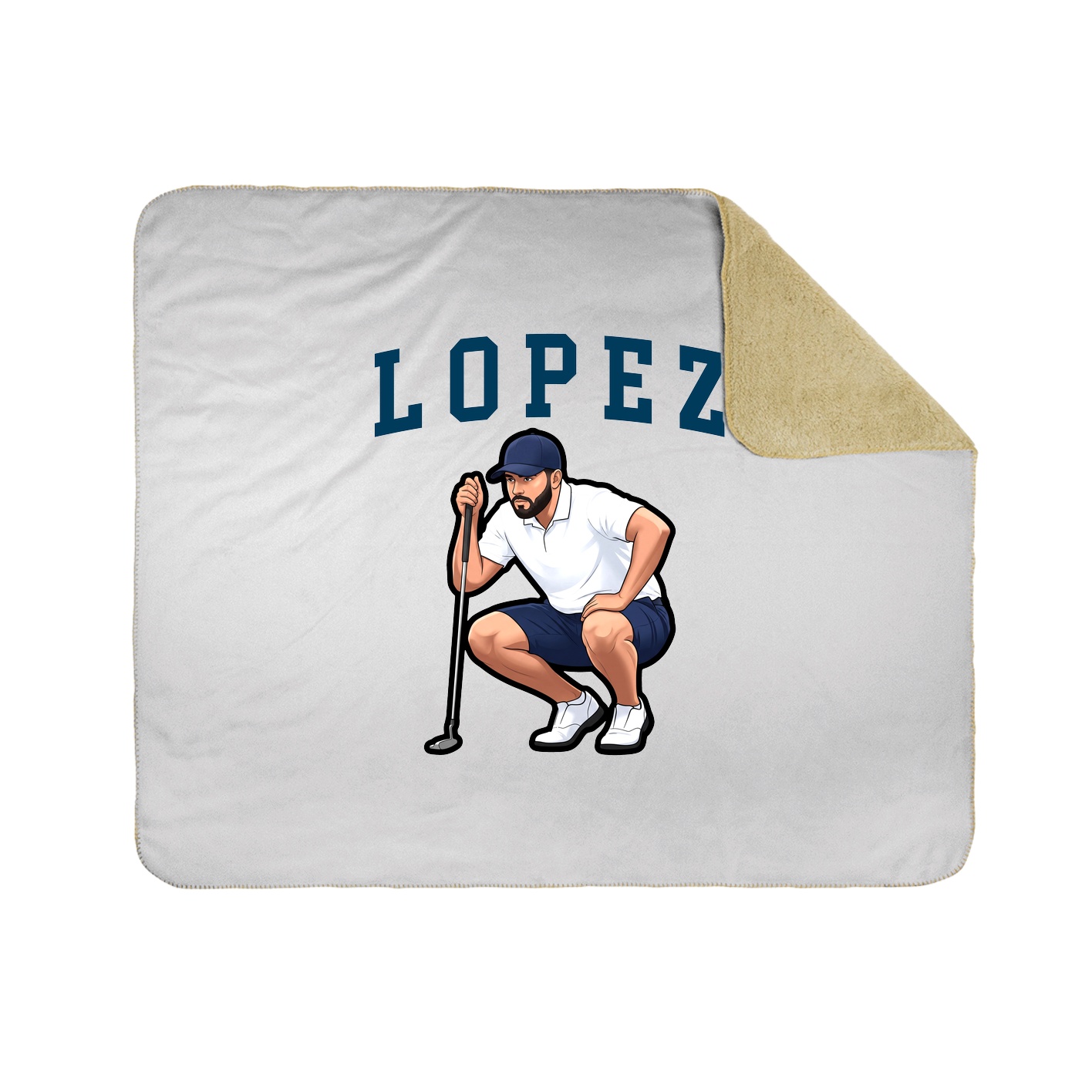 Throw Blanket — Shirsey in White