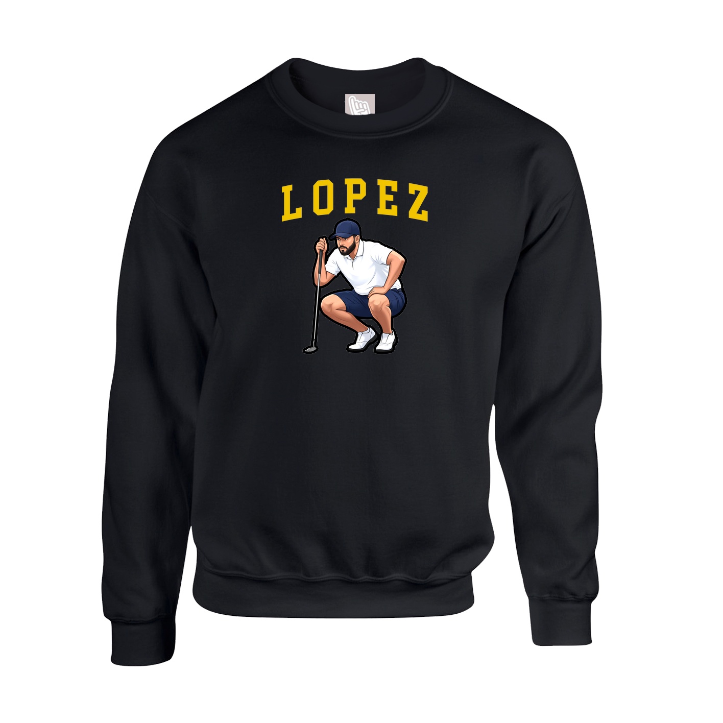 Fleece Crew — Shirsey in Black