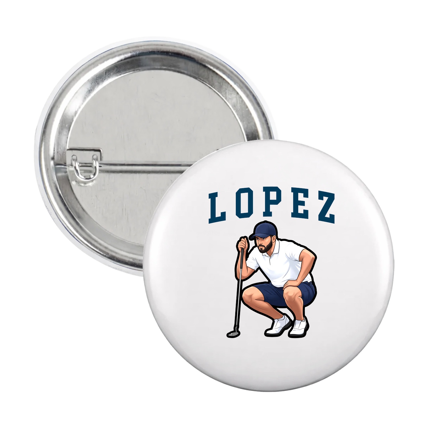 Game Day Button — Shirsey in White