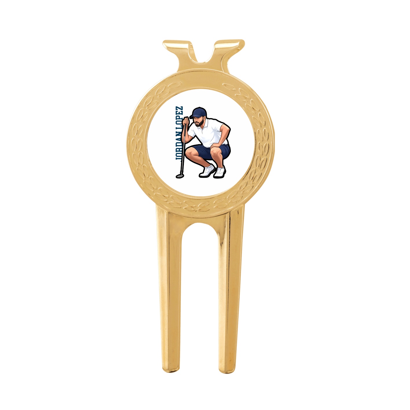 Divot Tool with Ball Marker — Name Vertical in Classic