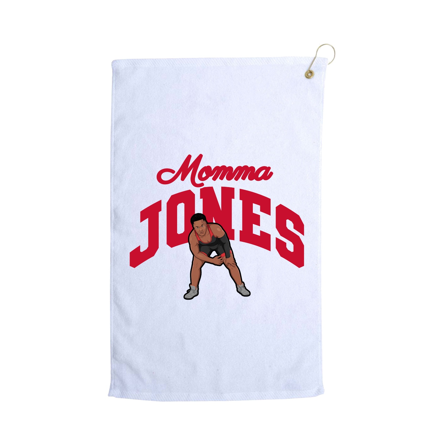Golf Towel — Mothers Day Arch in White
