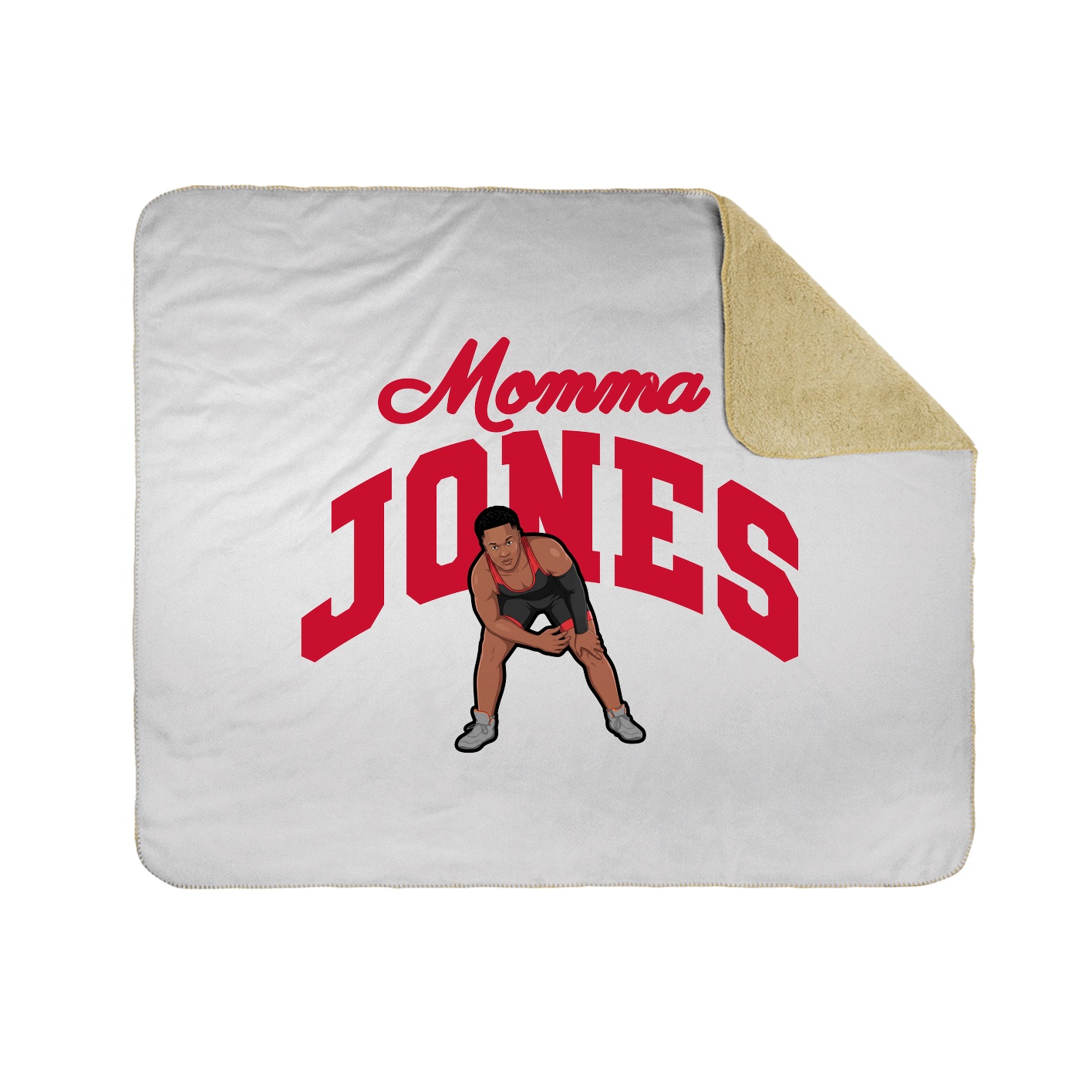 Throw Blanket — Mothers Day Arch in White