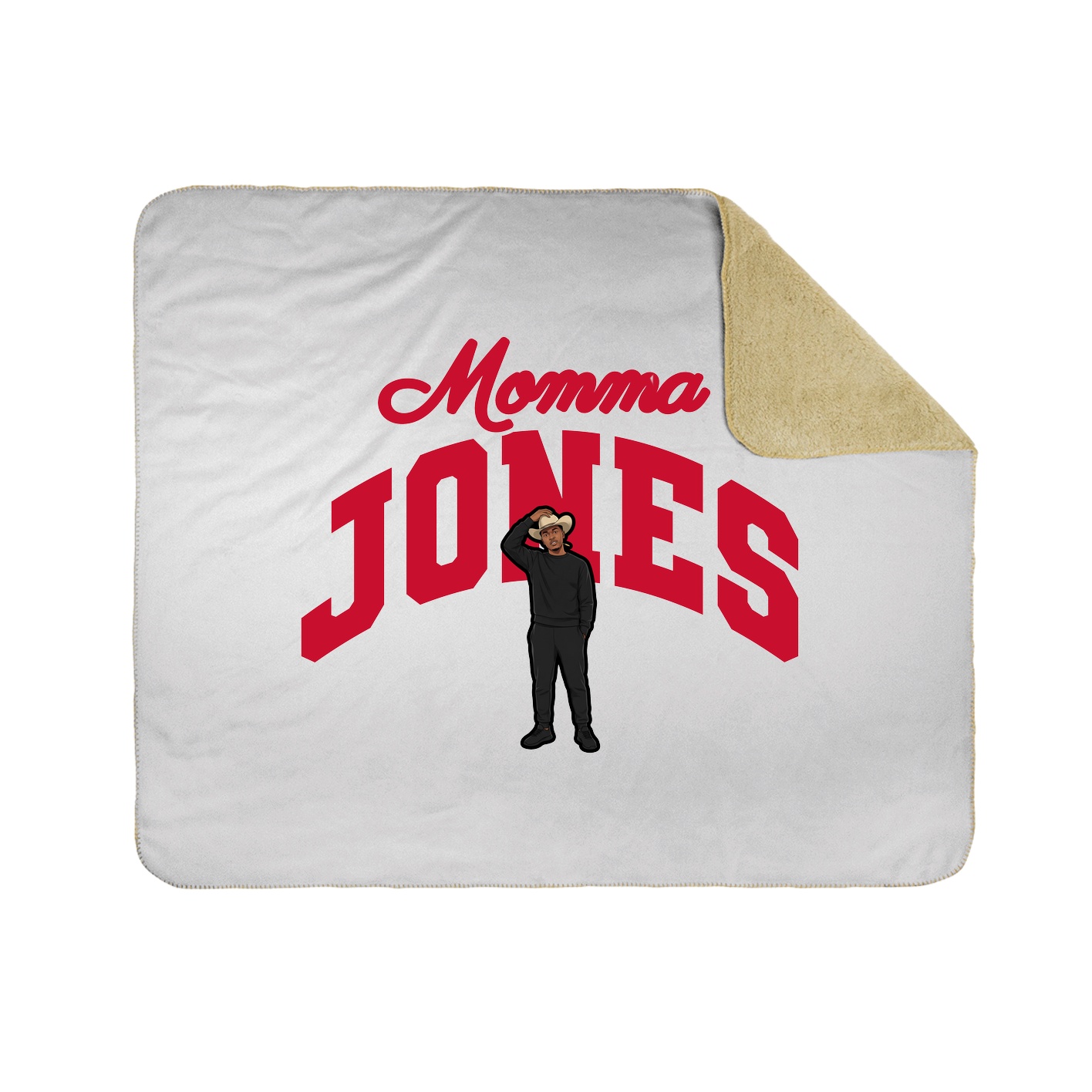 Throw Blanket — Mothers Day Arch in White