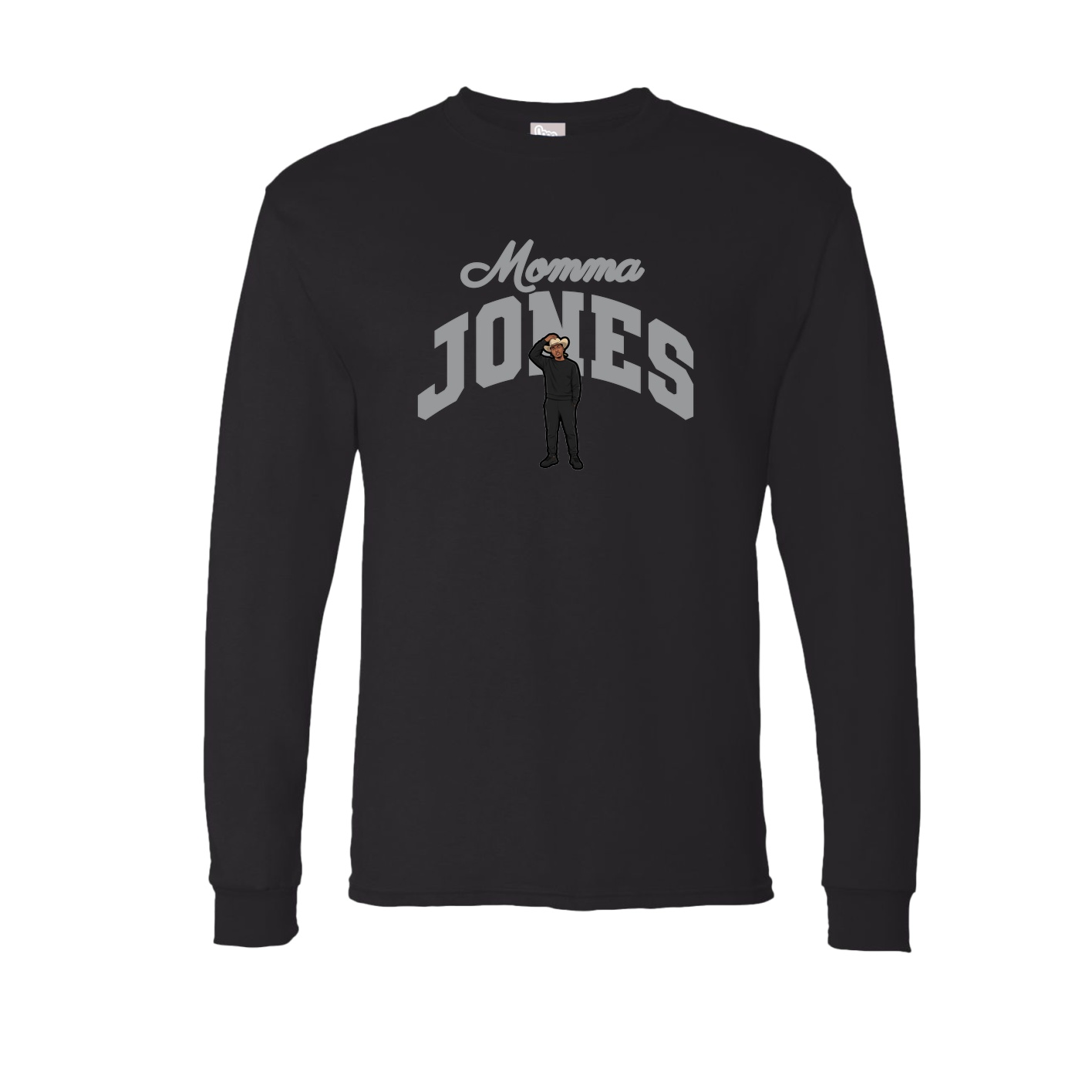 Long Sleeve Tee — Mothers Day Arch in Black