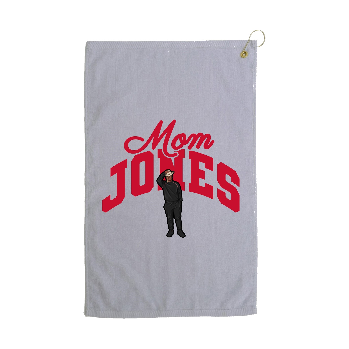 Golf Towel — Mothers Day Arch in Grey