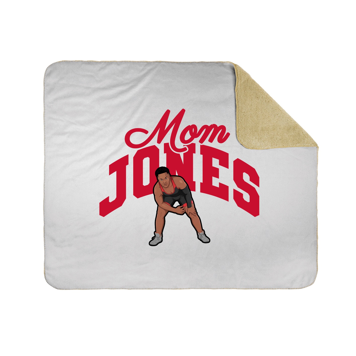 Throw Blanket — Mothers Day Arch in White