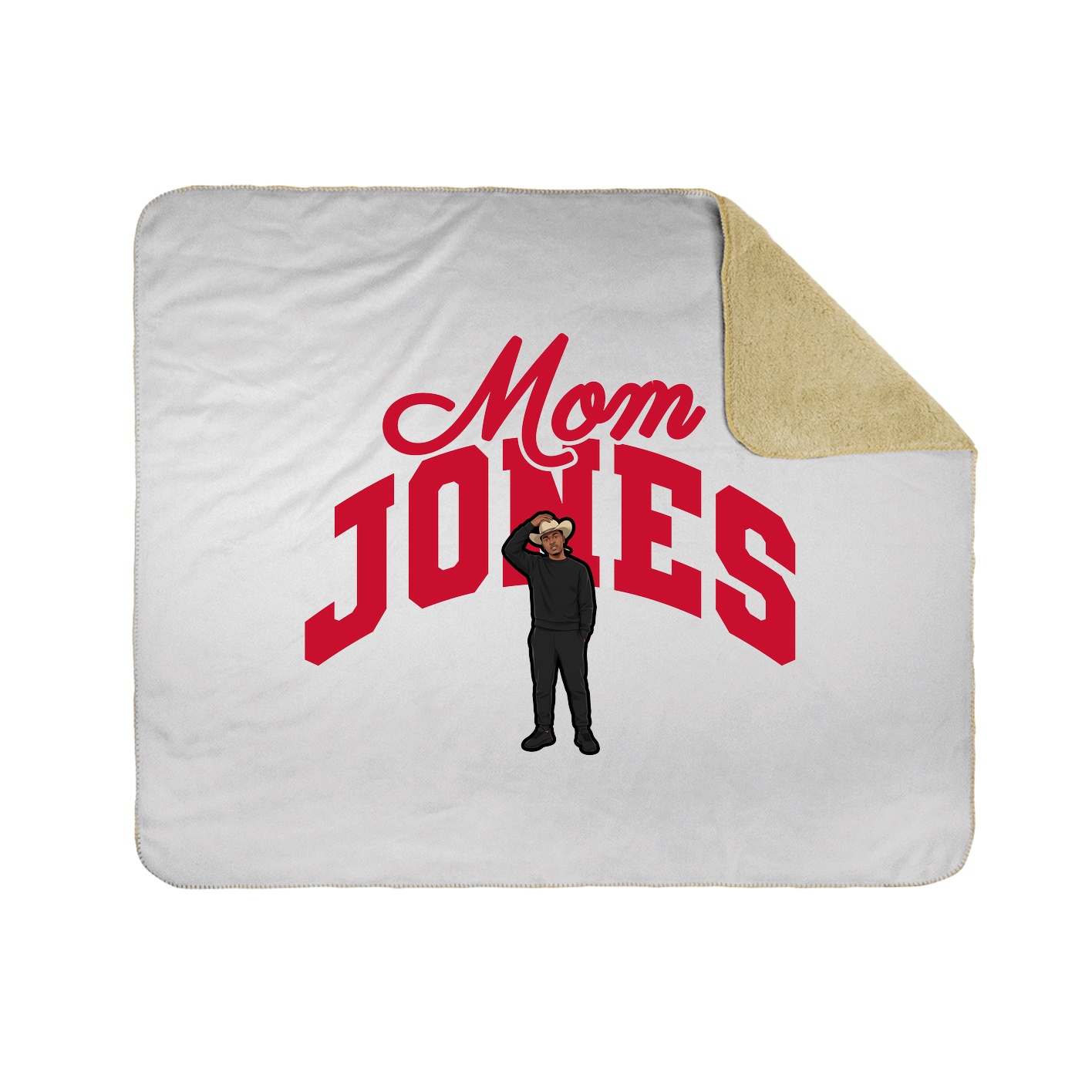 Throw Blanket — Mothers Day Arch in White