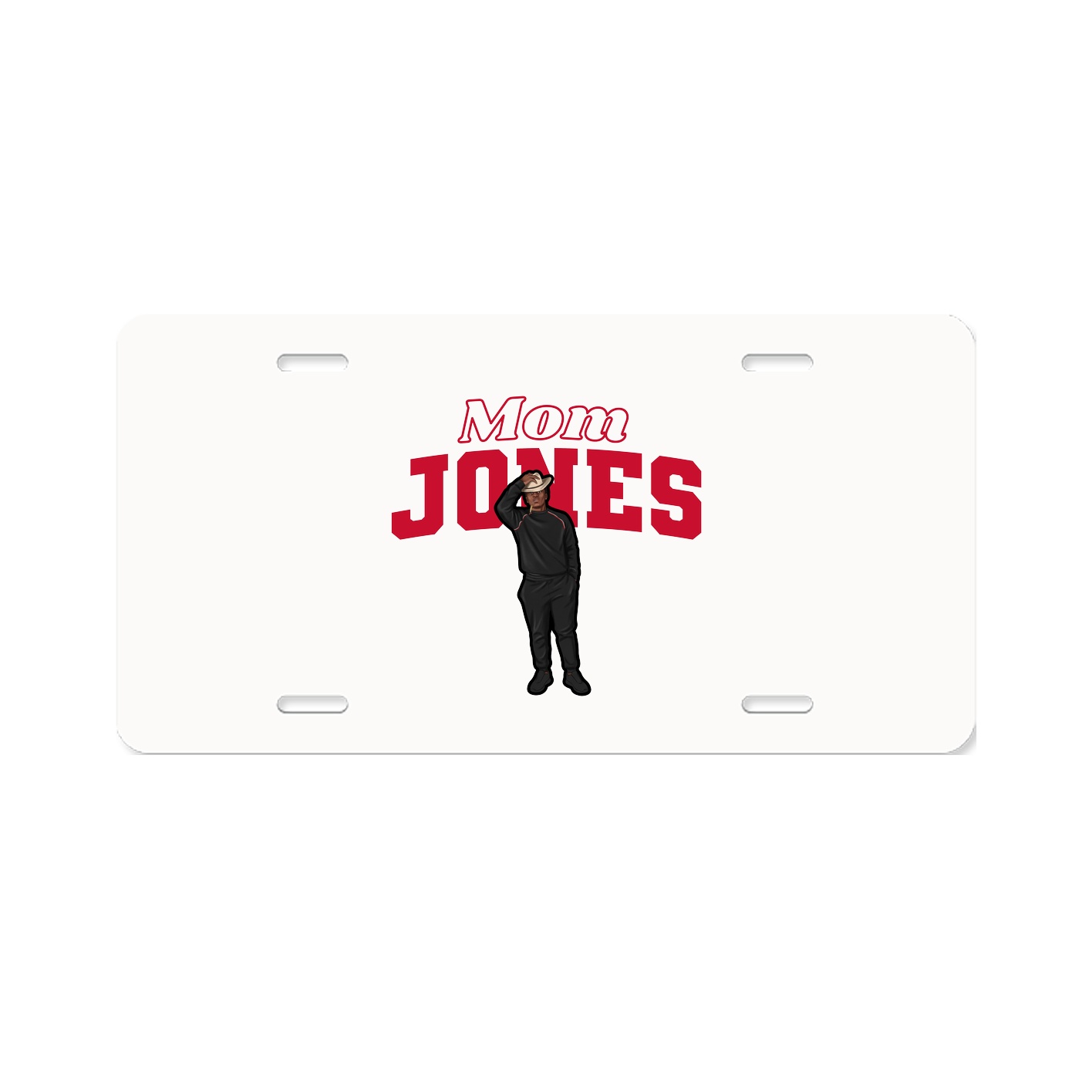 License Plate — Mothers Day Block in Classic