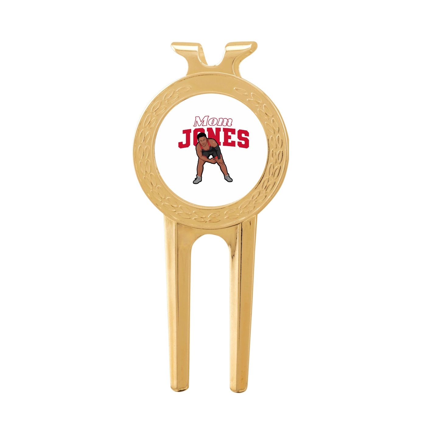 Divot Tool with Ball Marker — Mothers Day Block in Classic