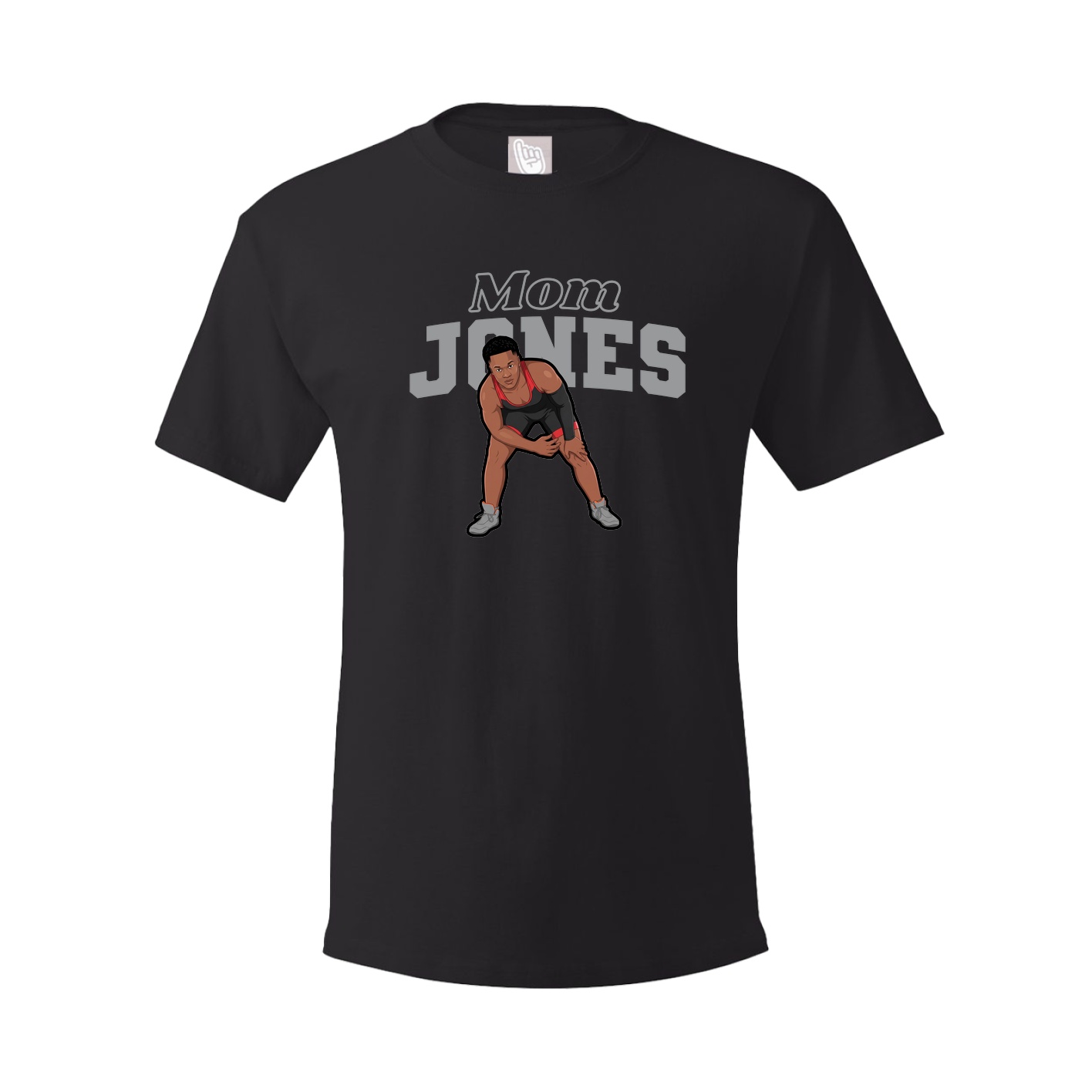 Youth Tee — Mothers Day Block in Black