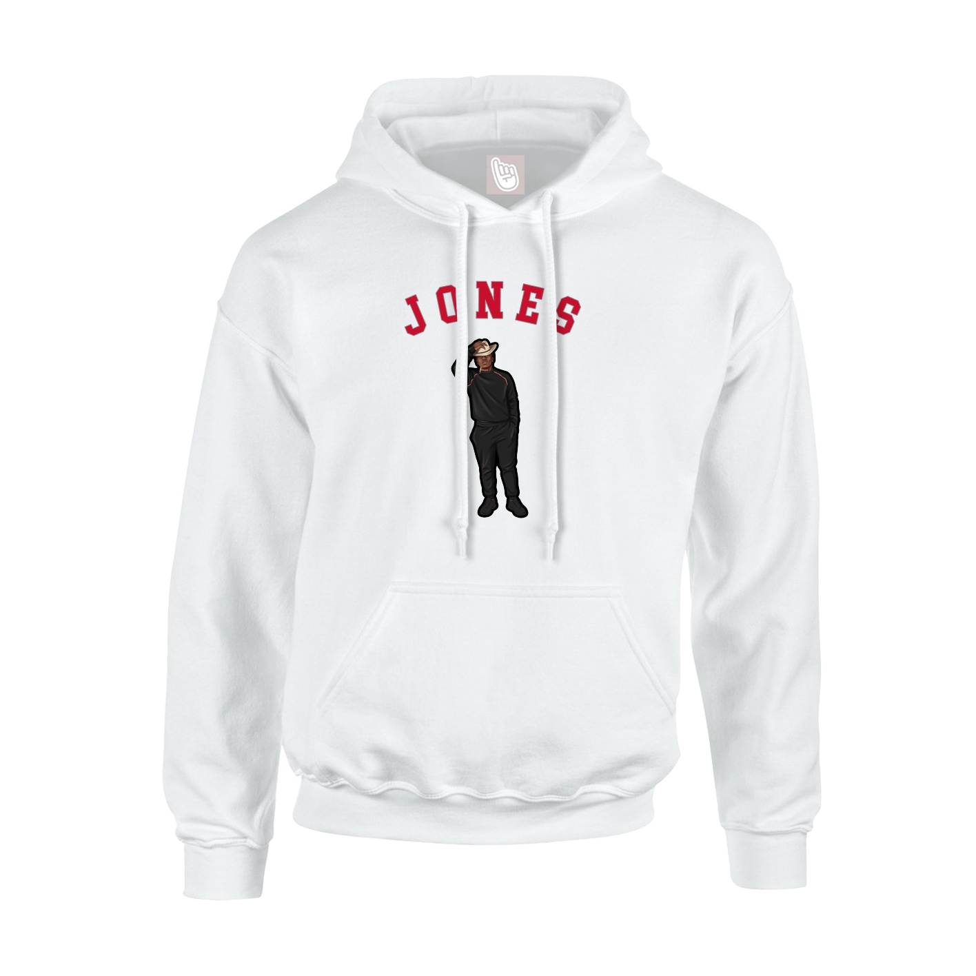 Hoodie — Shirsey Arch in White