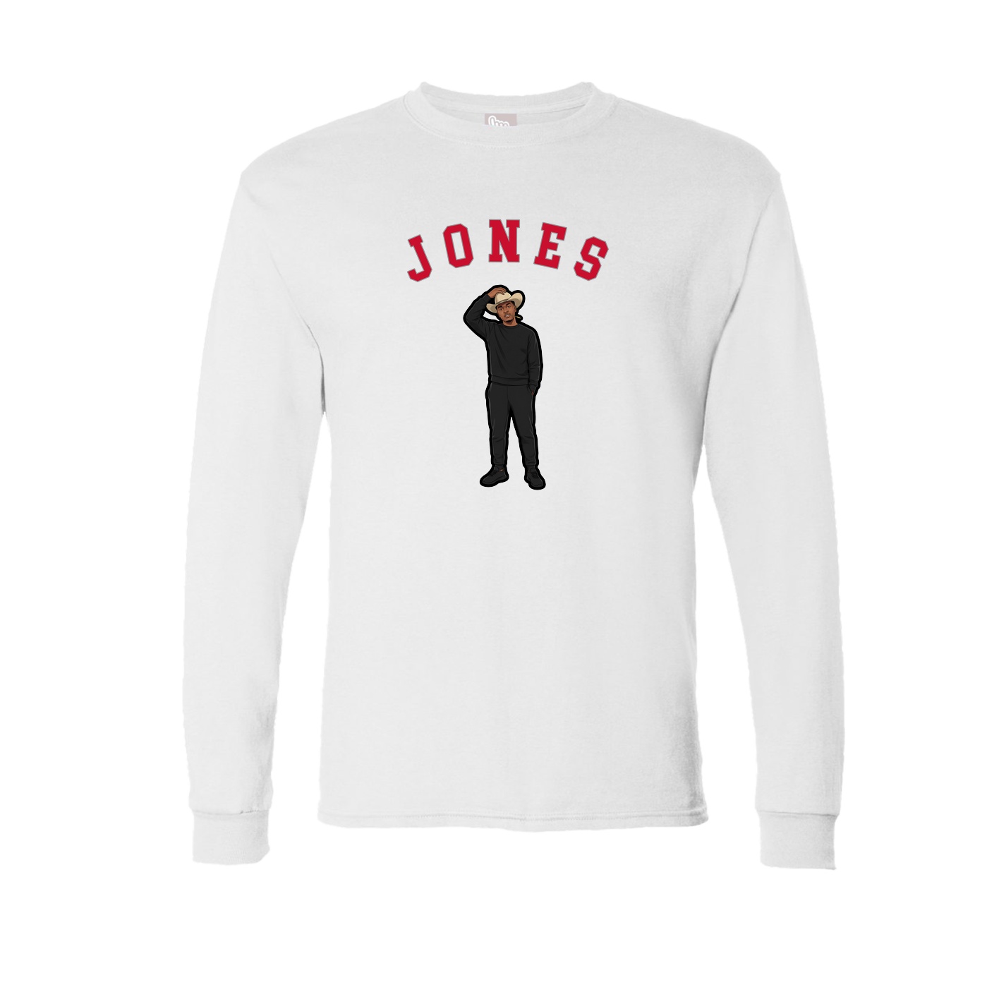 Long Sleeve Tee — Shirsey Arch in White