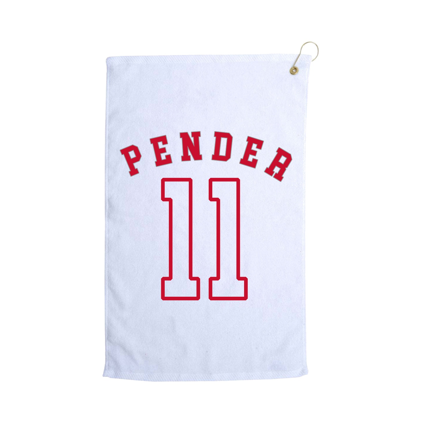 Golf Towel — Shirsey Arch in White