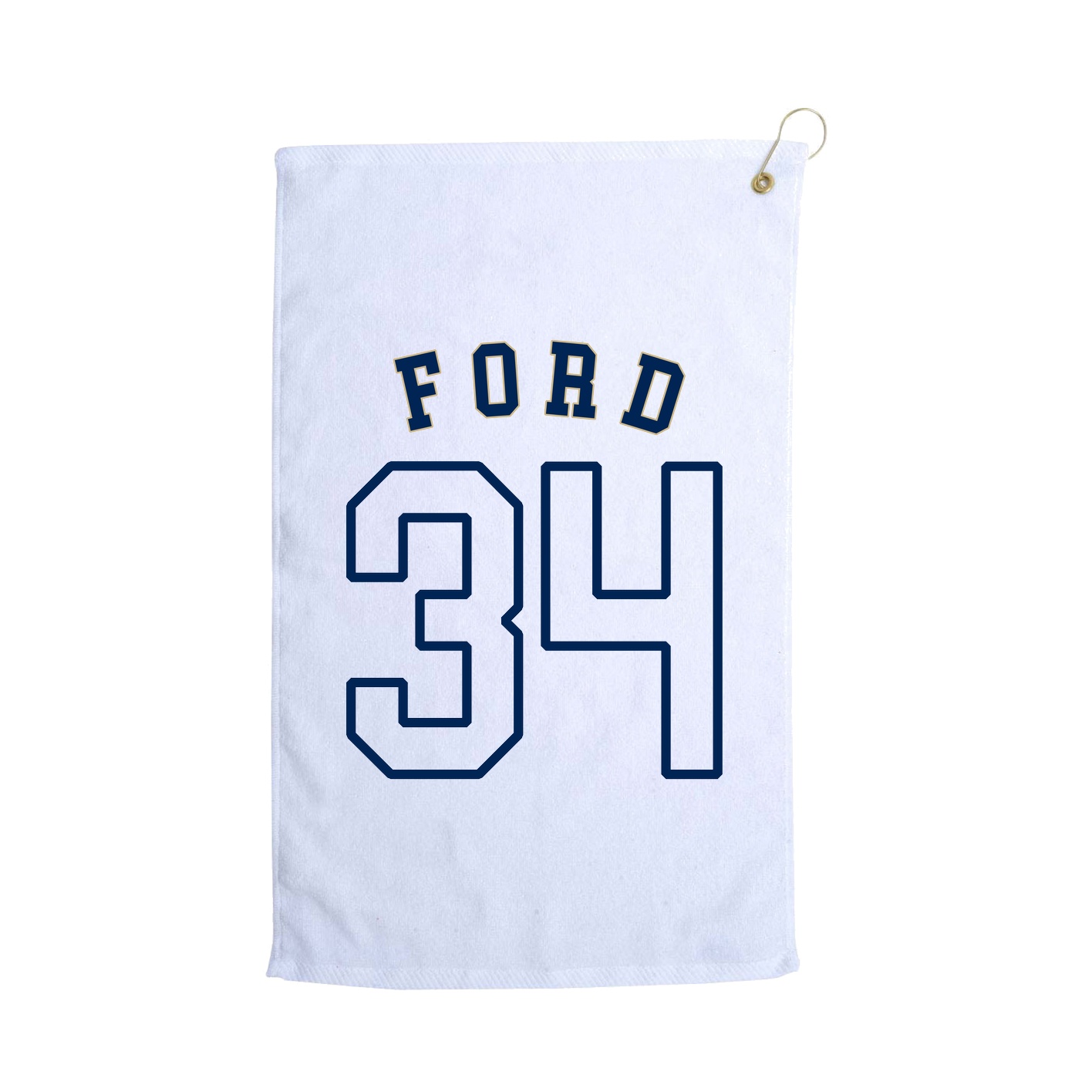 Golf Towel — Shirsey Arch in White