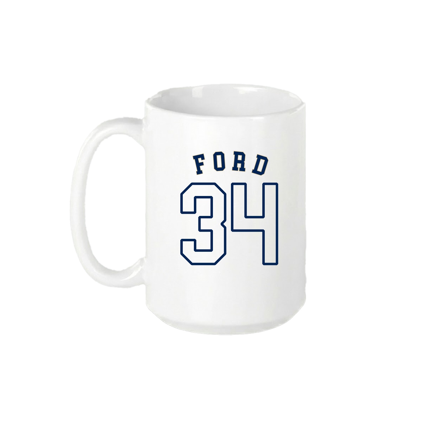 15oz Coffee Mug — Shirsey Arch in White