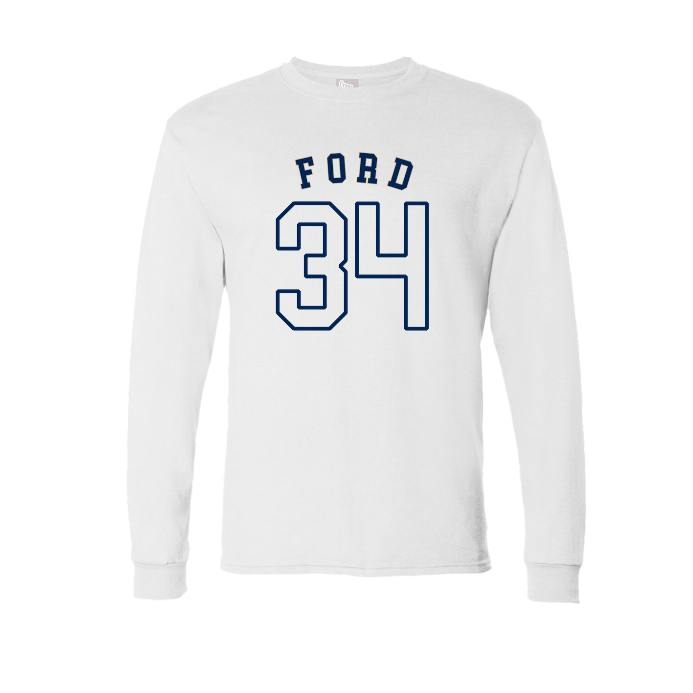 Long Sleeve Tee — Shirsey Arch in White