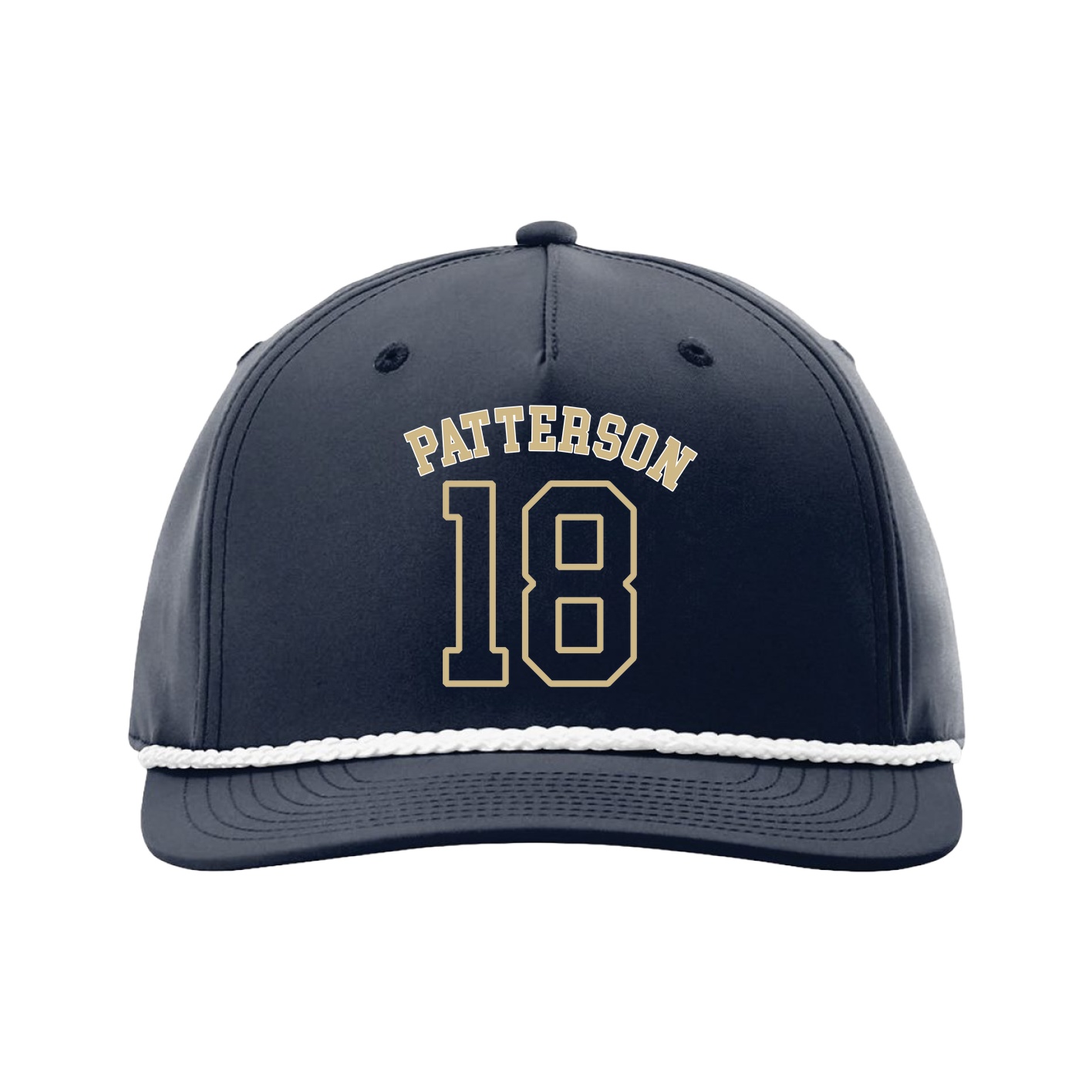 Five-Panel Classic Rope Cap — Shirsey Arch in Navy