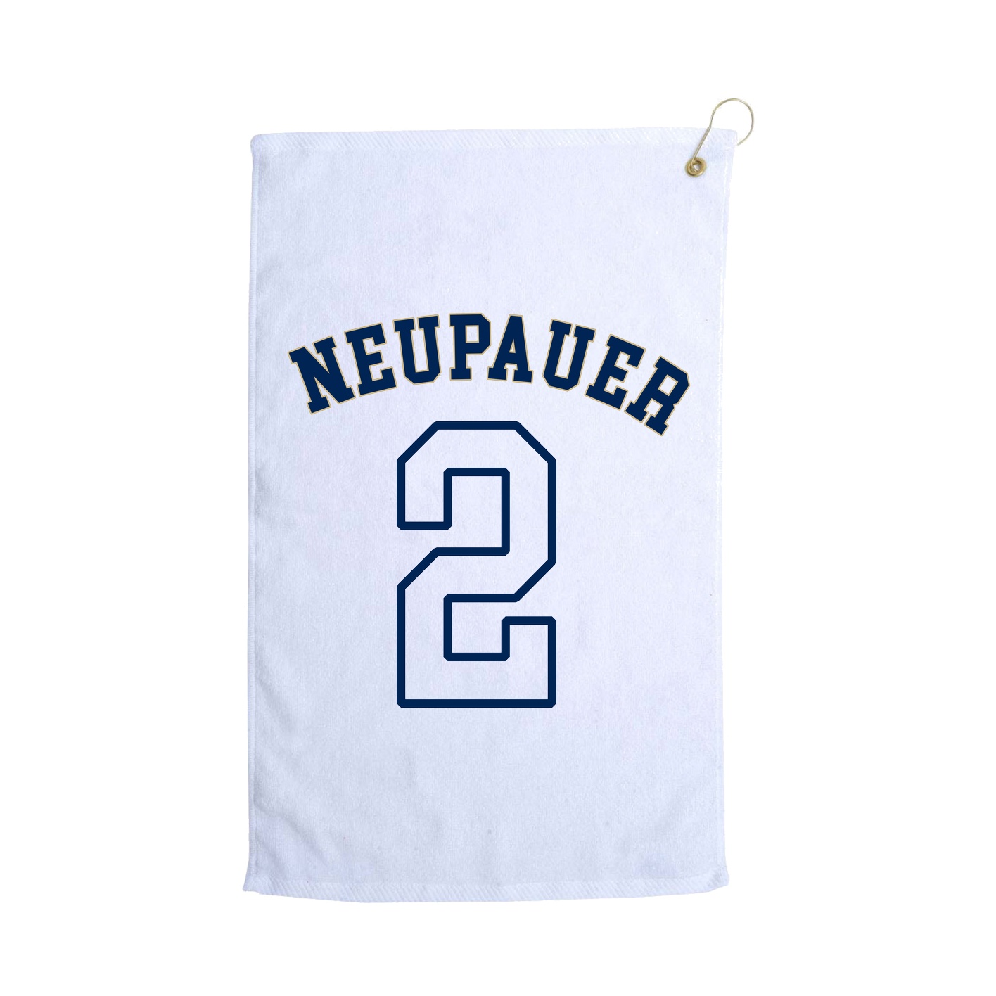 Golf Towel — Shirsey Arch in White