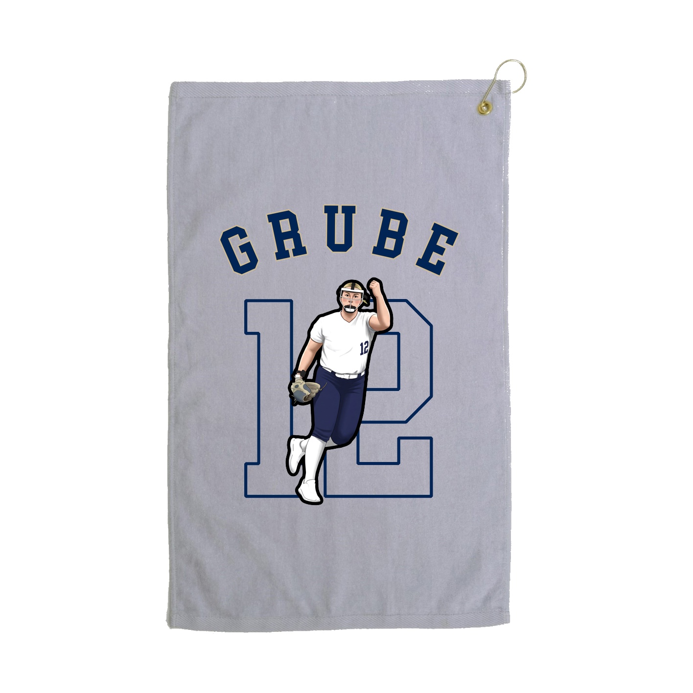 Golf Towel — Shirsey Arch in Grey