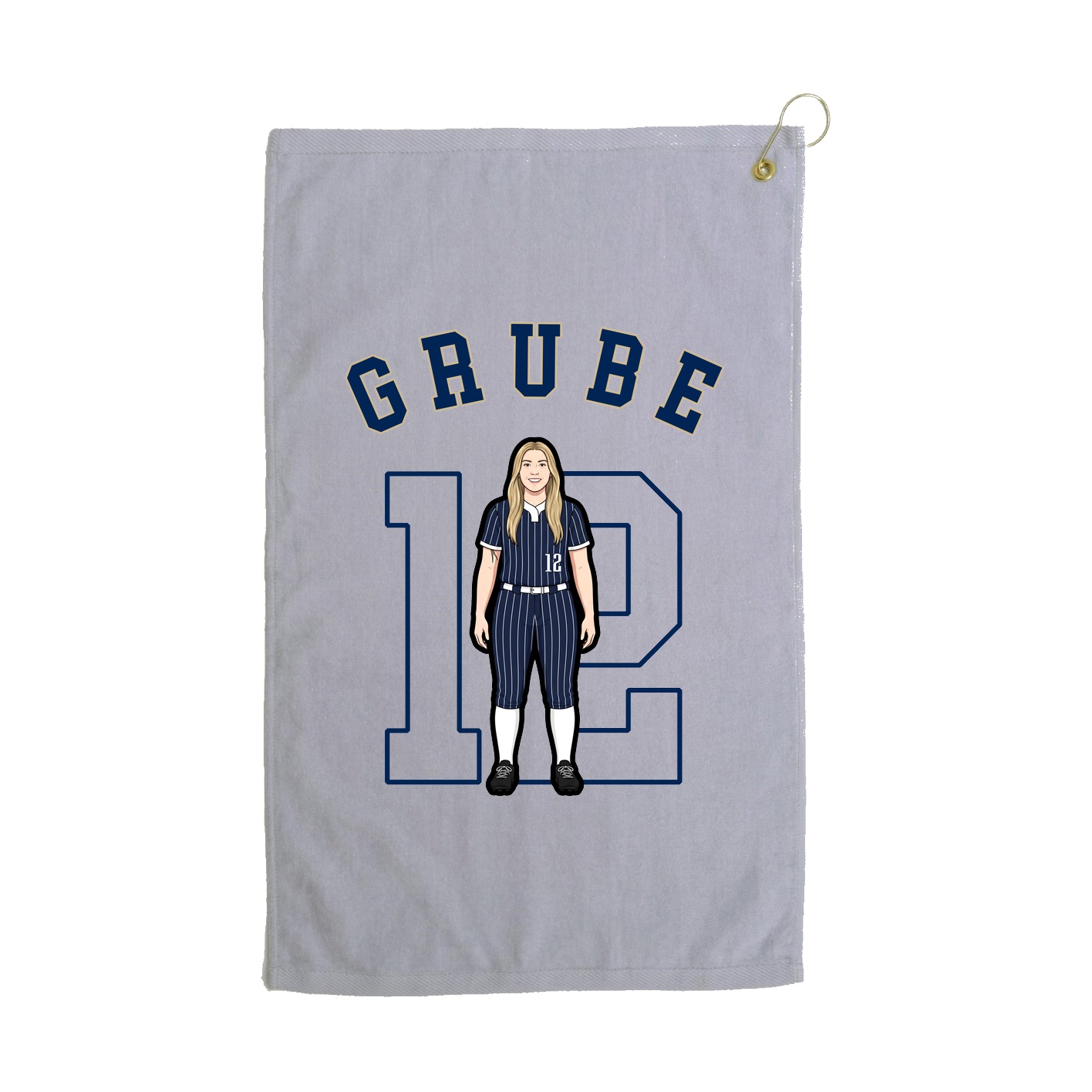 Golf Towel — Shirsey Arch in Grey
