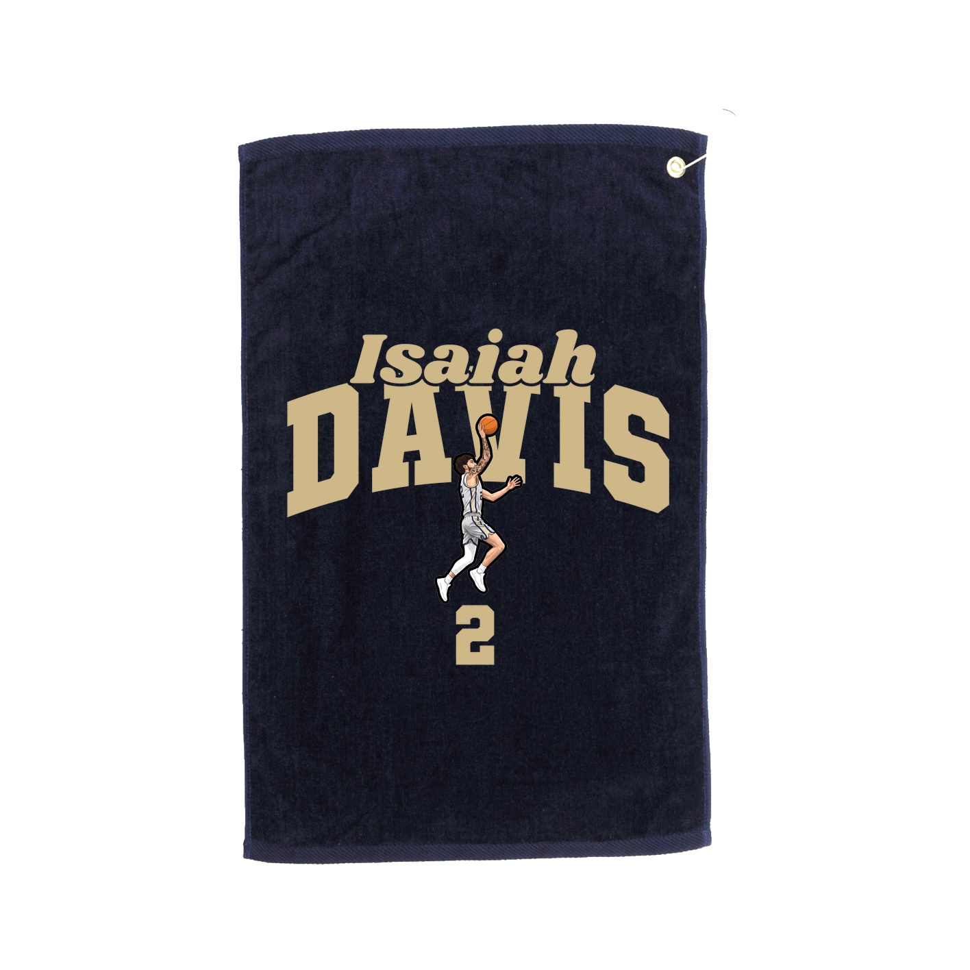 Golf Towel — Signature Arch in Navy