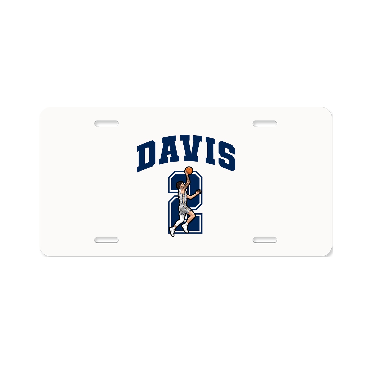 License Plate — Number in Classic