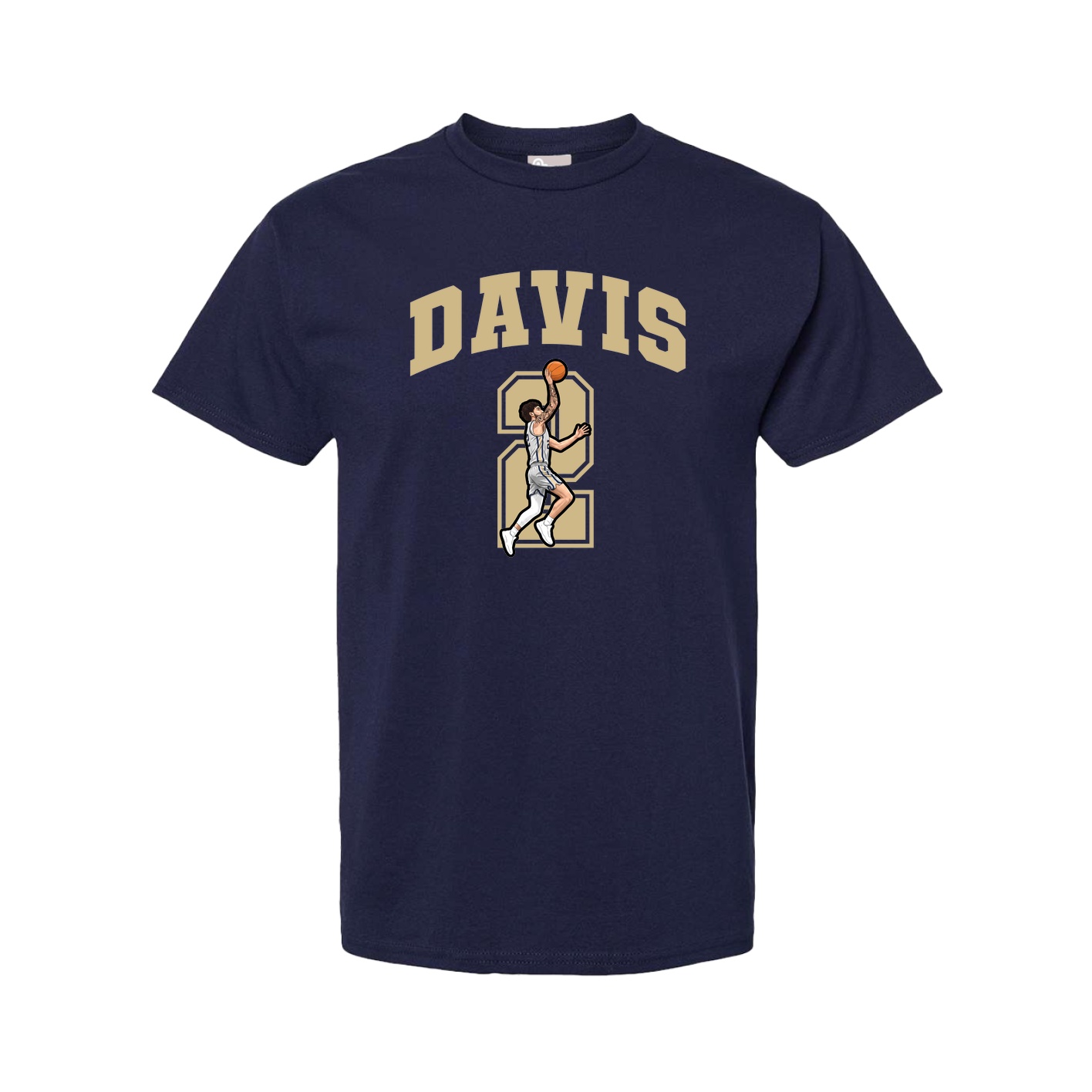 Tee — Number in Navy